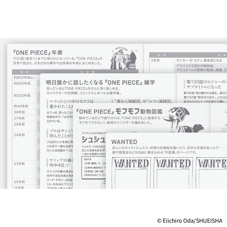 Kalendarz dzienny 2026 Hobonichi Hon A6 | One Piece: Hiriluk's Cherry Blossoms | Edycja japońska - Image 10