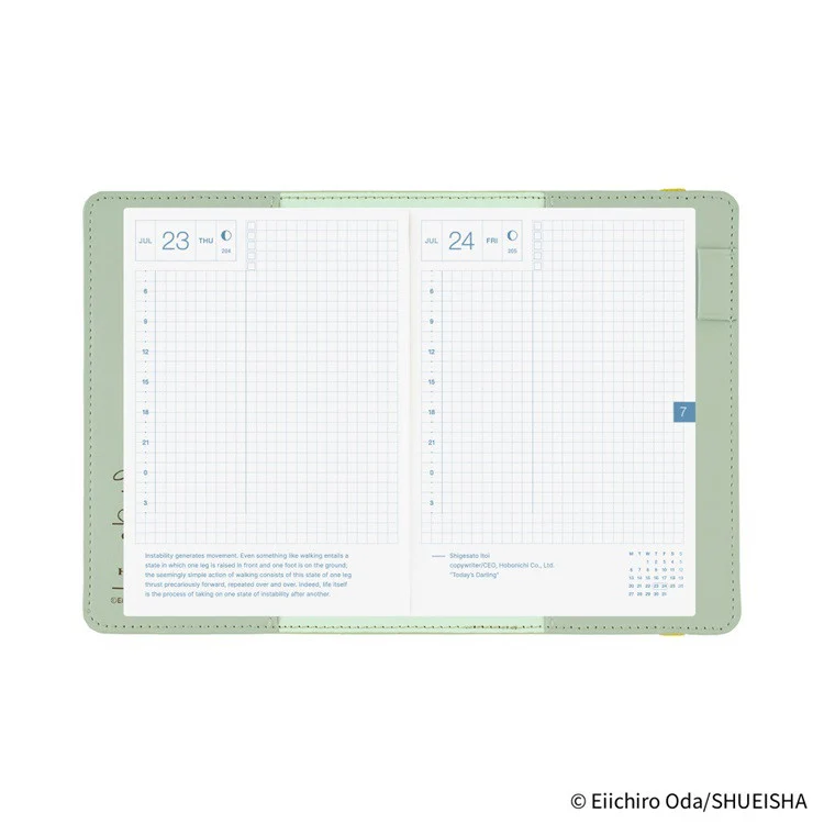 Okładka na kalendarz Hobonichi Techo A6 | One Piece: End of Luffy's Dream (Mint Green) - Image 10