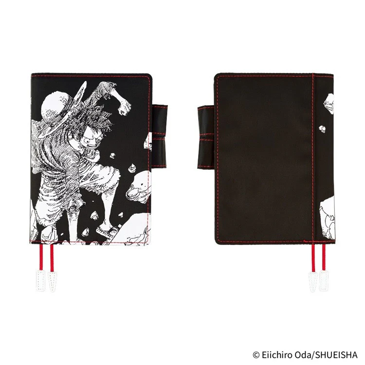 Okładka na kalendarz Hobonichi Techo A6 | One Piece: Straw Hat Luffy (Black) - Image 3