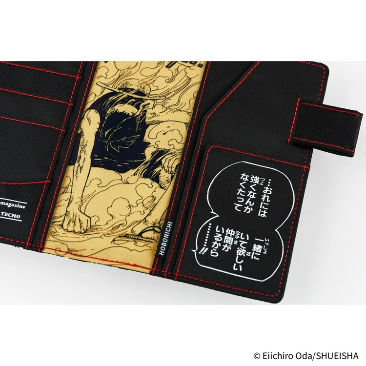 Okładka na kalendarz Hobonichi Techo A6 | One Piece: Straw Hat Luffy (Black) - Image 5