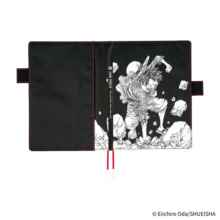 Okładka na kalendarz Hobonichi Techo A5 | One Piece: Straw Hat Luffy (Black) - Image 4