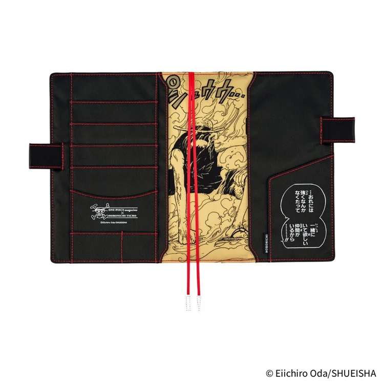 Okładka na kalendarz Hobonichi Techo A5 | One Piece: Straw Hat Luffy (Black) - Image 5