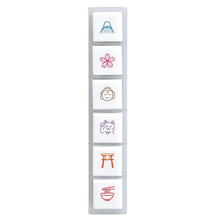 Zestaw pieczątek Pochitto6 | Japońskie symbole - Image 2