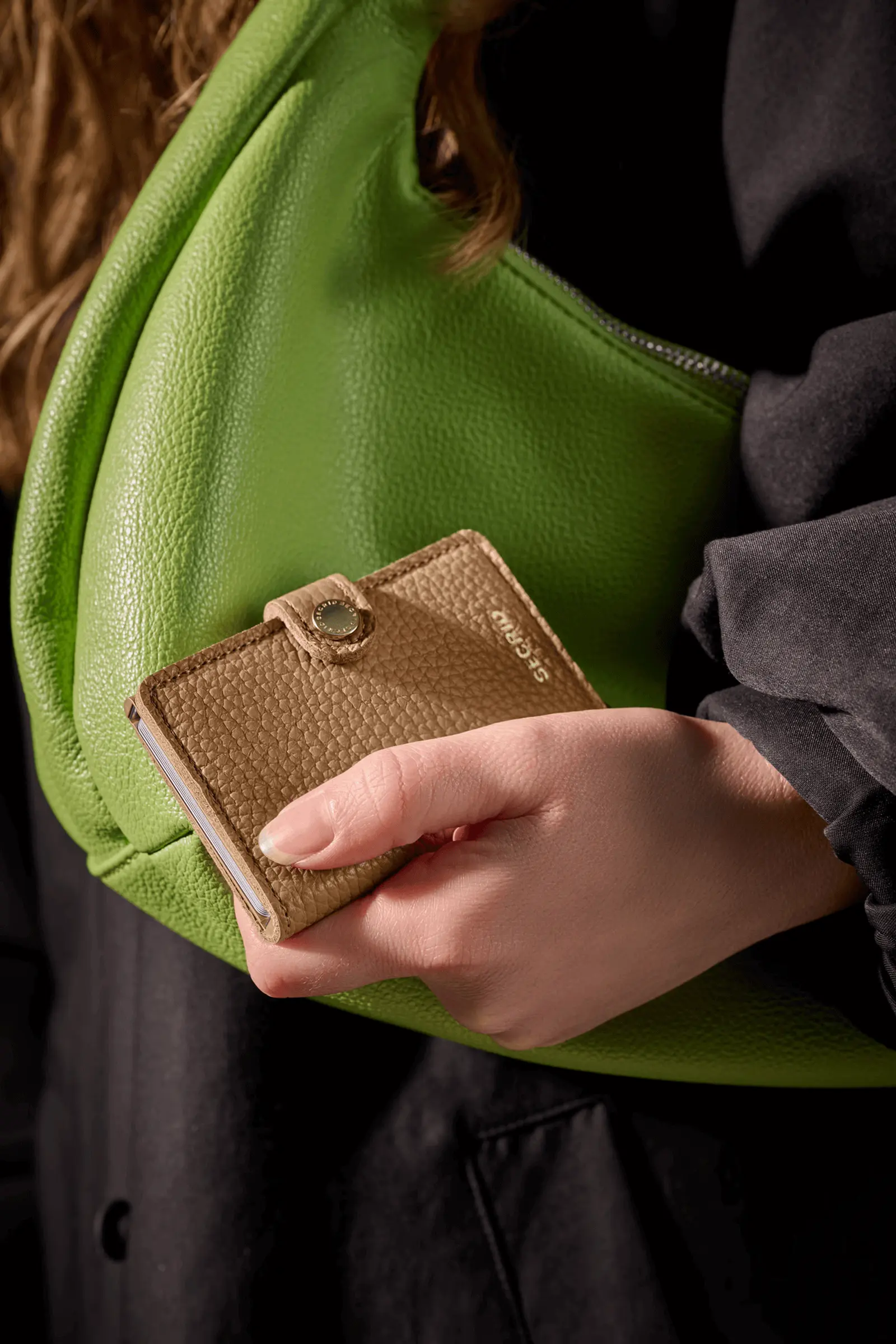Portfel SECRID Miniwallet Pebble | Cappuccino - Image 5