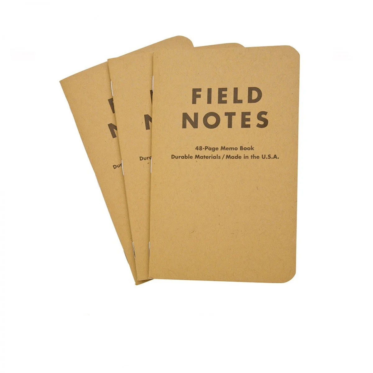 Notesy Field Notes Original Kraft 3 szt. w kratkę - Image 2