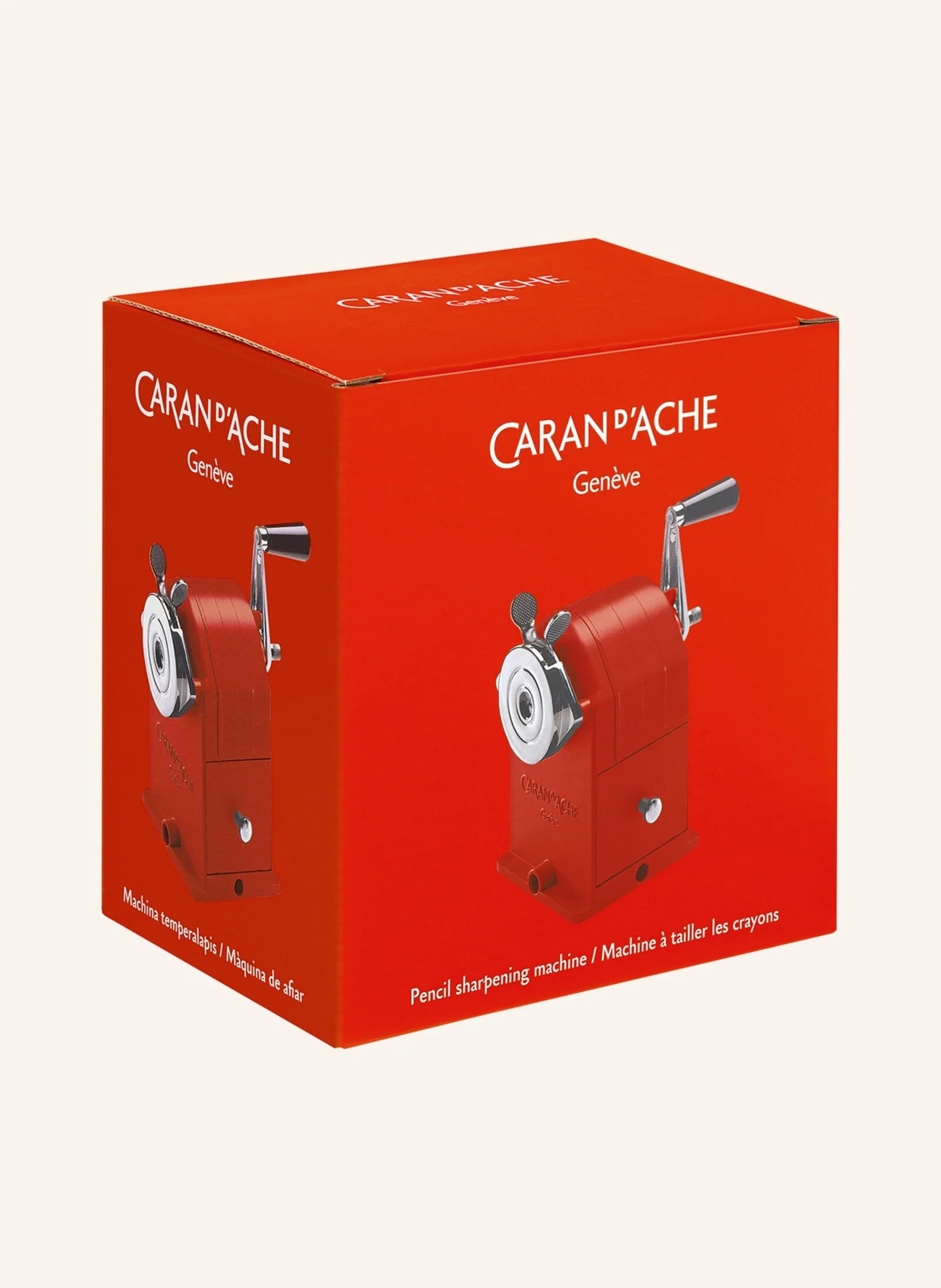 Temperówka mechaniczna Caran D'Ache | Czerwona - Image 3