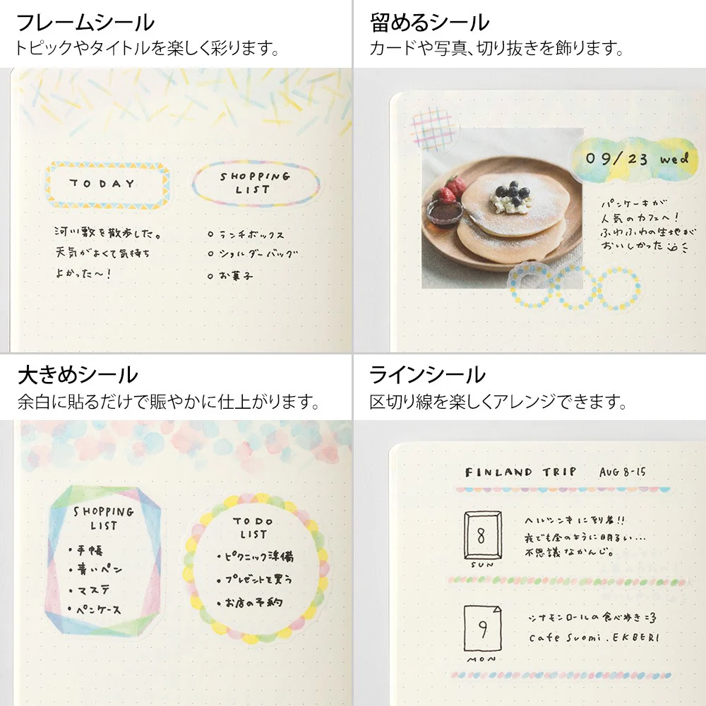 Naklejki Midori Yuru Log | Akwarela - Image 6