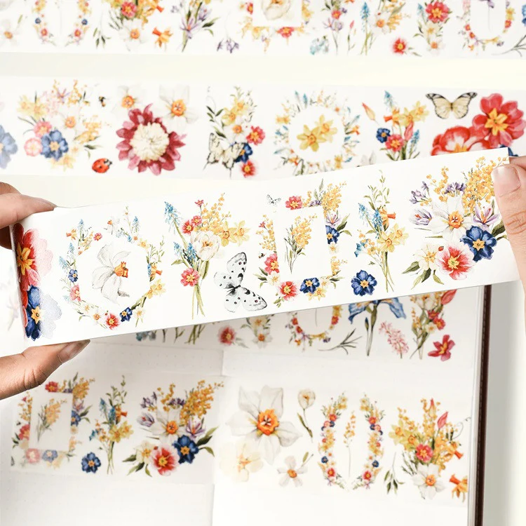 Taśma Washi Pre-Cut | Słoneczna Łąka - Image 4
