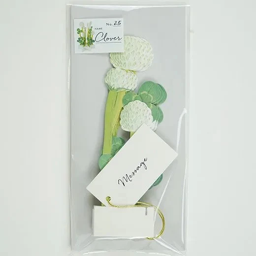 Kartka okolicznościowa 3D Blooming mini | Koniczyna - Image 4