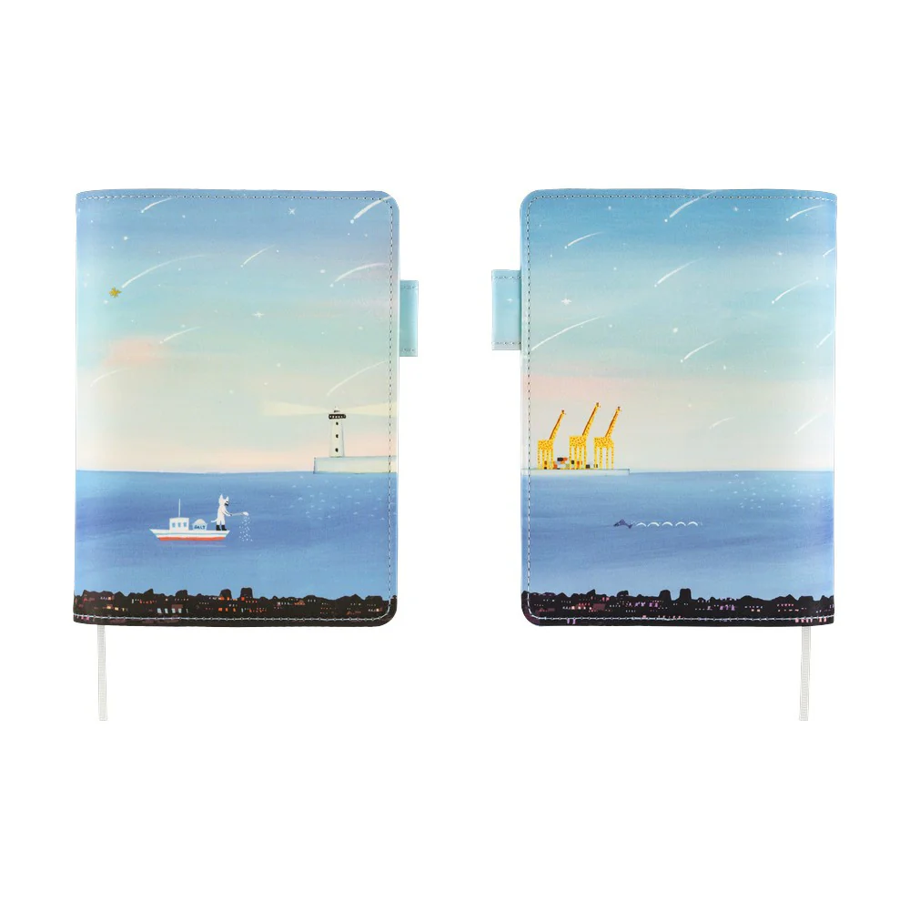 Okładka na Pamiętnik 5-letni Hobonichi A6 | Hikoro Kubota: The Sea's Dream at Dawn - Image 2