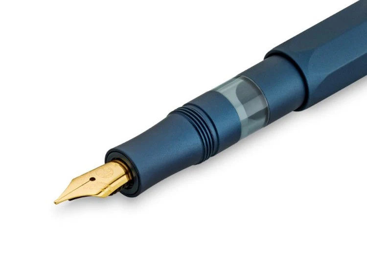 Zestaw Pióro wieczne Kaweco AL Sport Piston + Atrament | Granatowy - Image 4