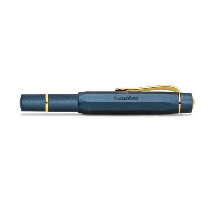 Zestaw Pióro wieczne Kaweco AL Sport Piston + Atrament | Granatowy - Image 7