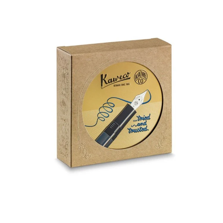 Zestaw Pióro wieczne Kaweco AL Sport Piston + Atrament | Granatowy - Image 9
