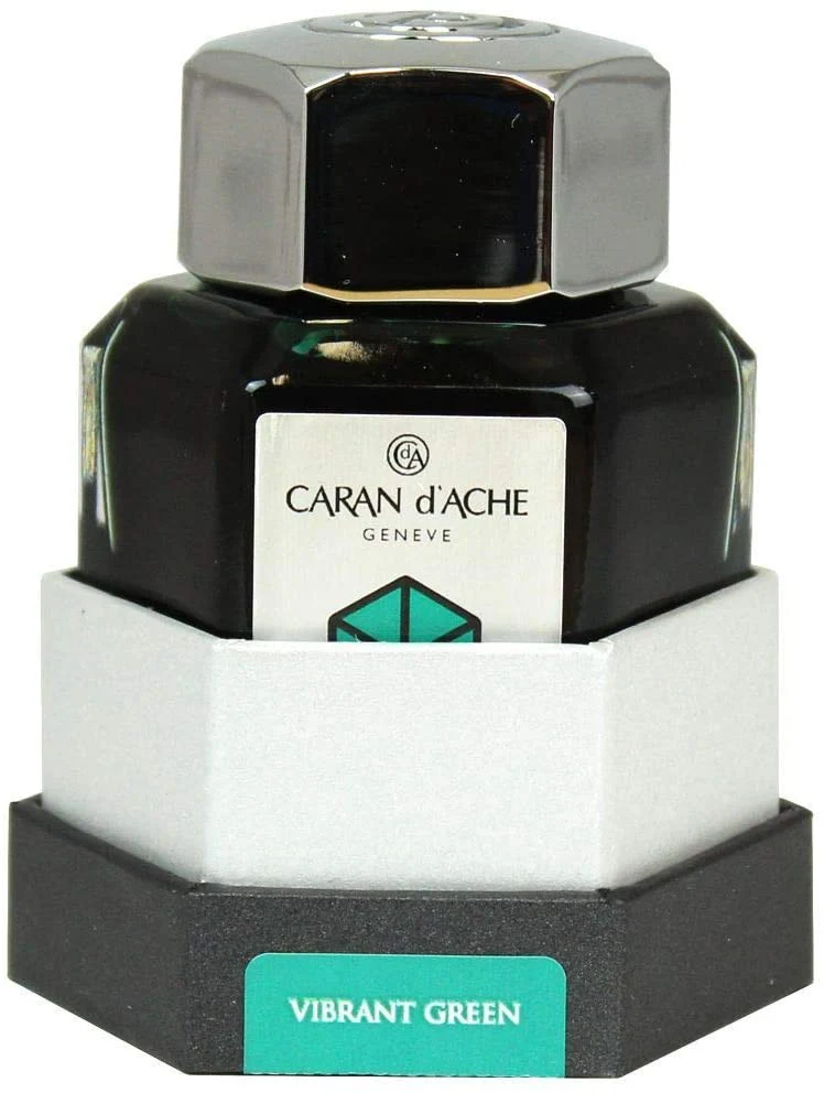 Atrament Caran D'Ache Chromatics 50 ml | Vibrant Green - Image 2