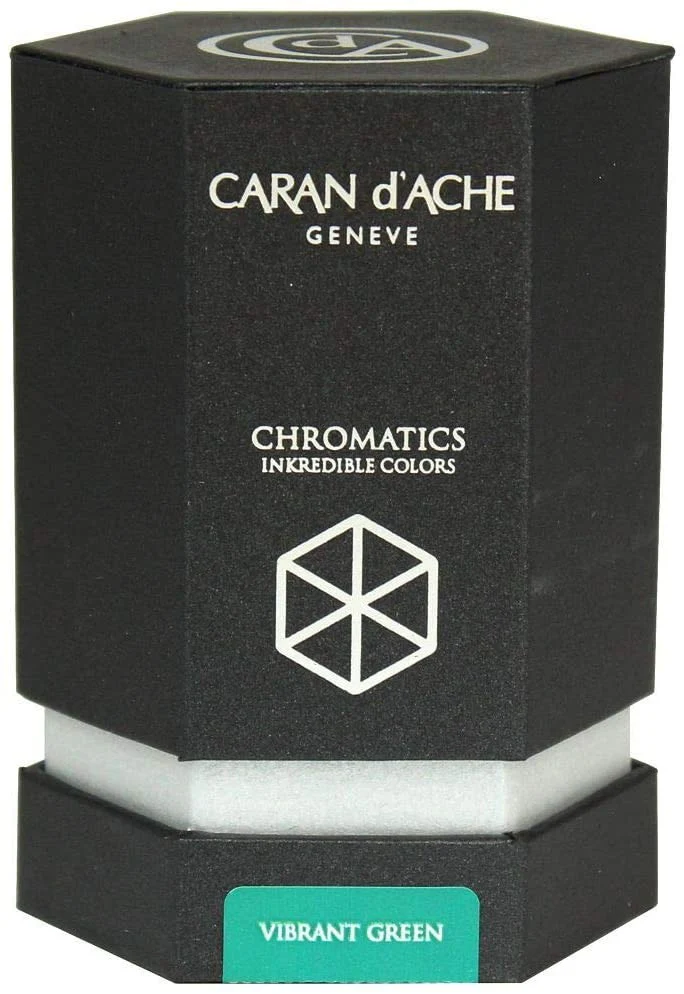 Atrament Caran D'Ache Chromatics 50 ml | Vibrant Green - Image 3
