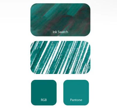 Atrament Colorverse Ink 2025 | Blue Green Snake - Image 3