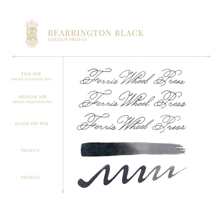 Atrament Ferris Wheel Press | Bearrington Black 38 ml - Image 3