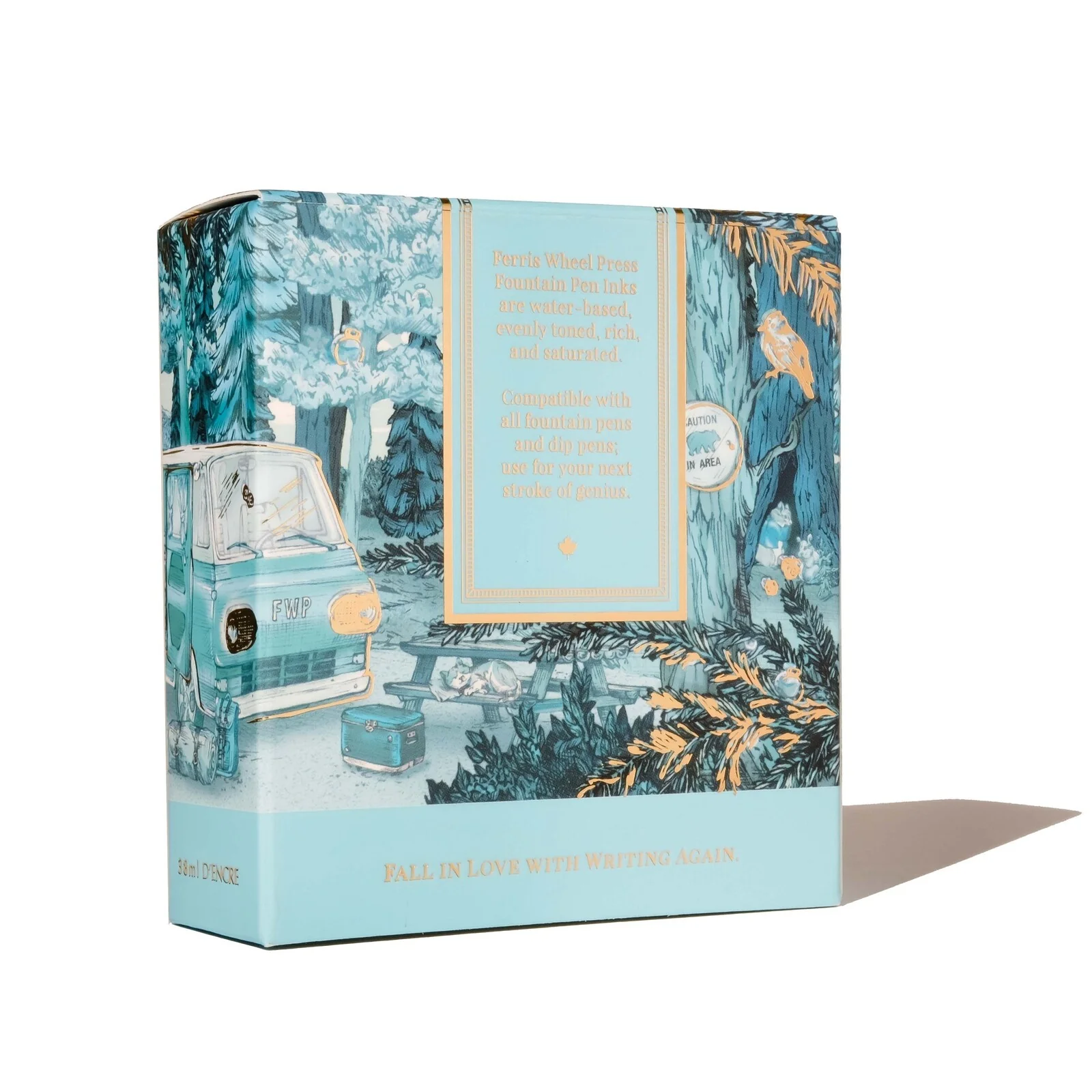 Atrament Ferris Wheel Press | Blue Yosemite Falls 38 ml - Image 4