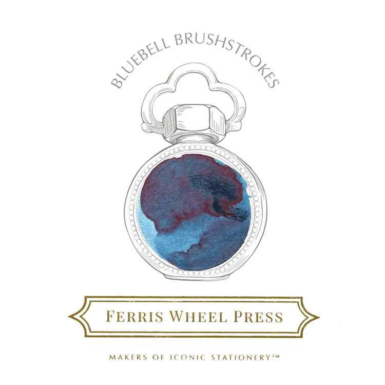 Atrament Ferris Wheel Press | Bluebell Brushstrokes 38 ml - Image 2