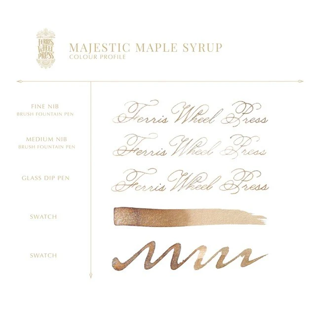 Atrament Ferris Wheel Press 38 ml | Majestic Maple Syrup - Image 2