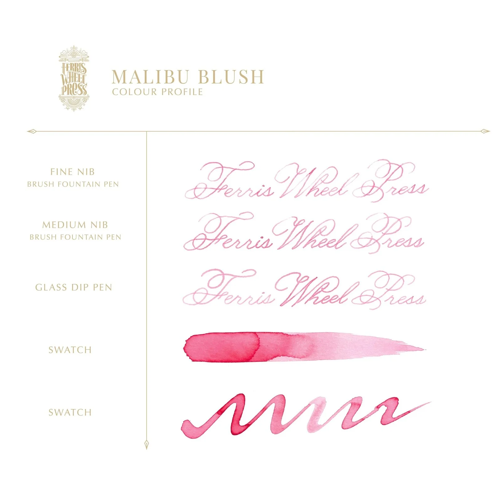 Atrament Ferris Wheel Press | Malibu Blush 38 ml - Image 3