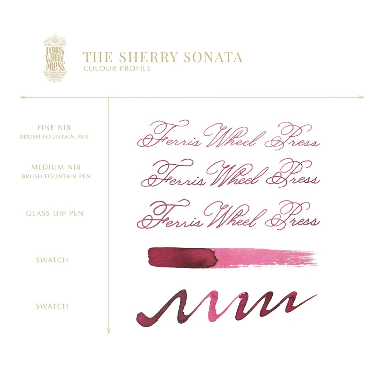 Atrament Ferris Wheel Press | The Sherry Sonata Ink 38 ml - Image 3