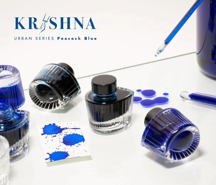 Atrament Krishna Urban Series Peacock Blue 30 ml - Image 4