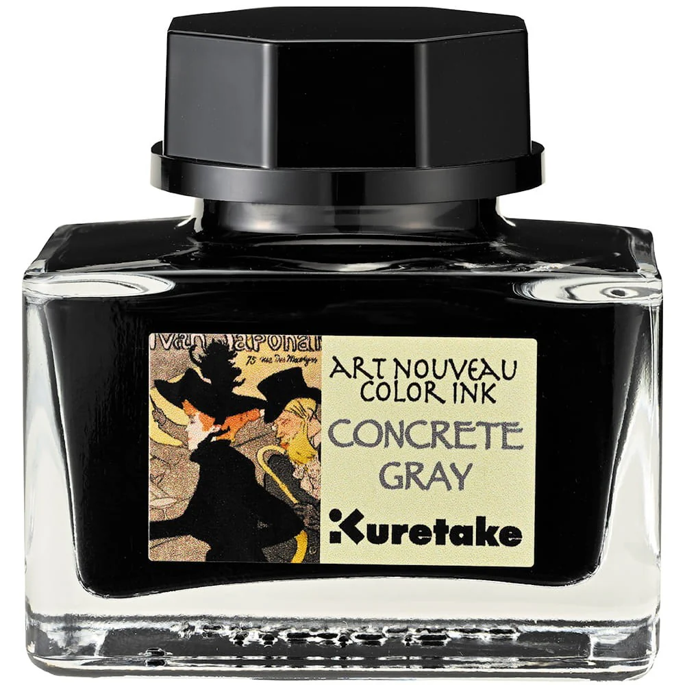 Atrament Kuretake Ink-Cafe Art Nouveau | Concrete Gray - Image 2