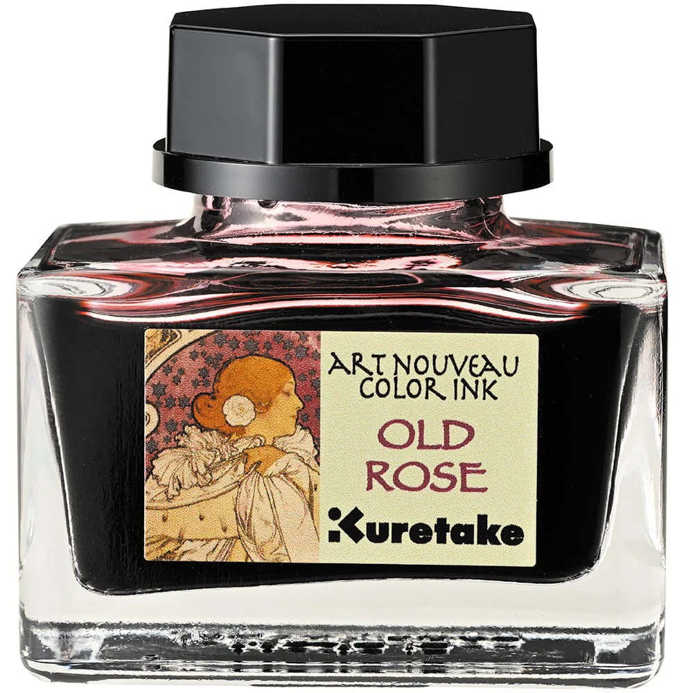 Atrament Kuretake Ink-Cafe Art Nouveau | Old Rose - Image 2