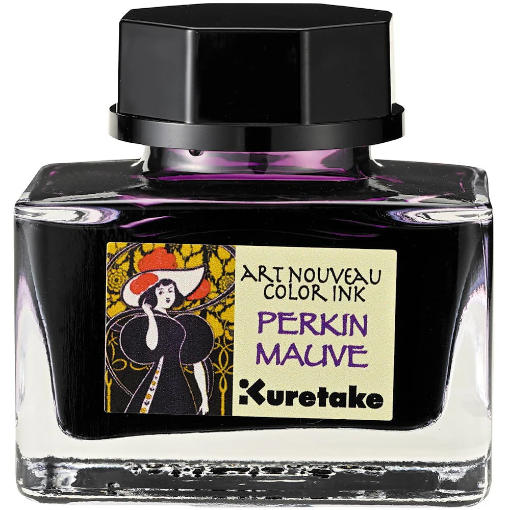 Atrament Kuretake Ink-Cafe Art Nouveau | Perkin Mauve - Image 2