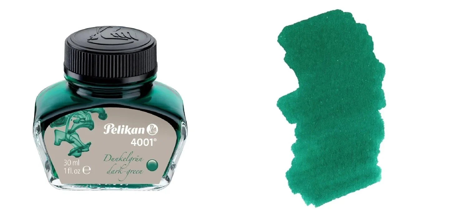 Atrament Pelikan 4001 | Ciemnozielony 30 ml - Image 2