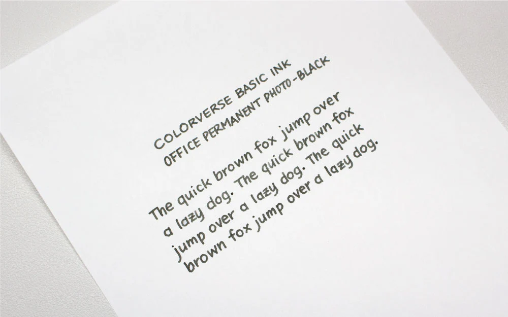Atrament permanentny Colorverse Ink Office Series | Photo Black - Image 4