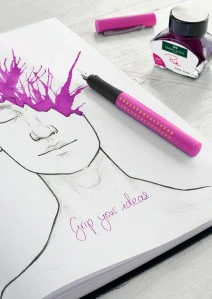 Atrament Zmazywalny Faber-Castell | Różowy - Image 3