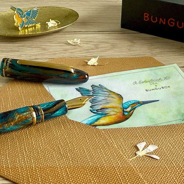 Bibułki BUNGUBOX x Esterbrook | Kingfisher - Edycja Limitowana - Image 3