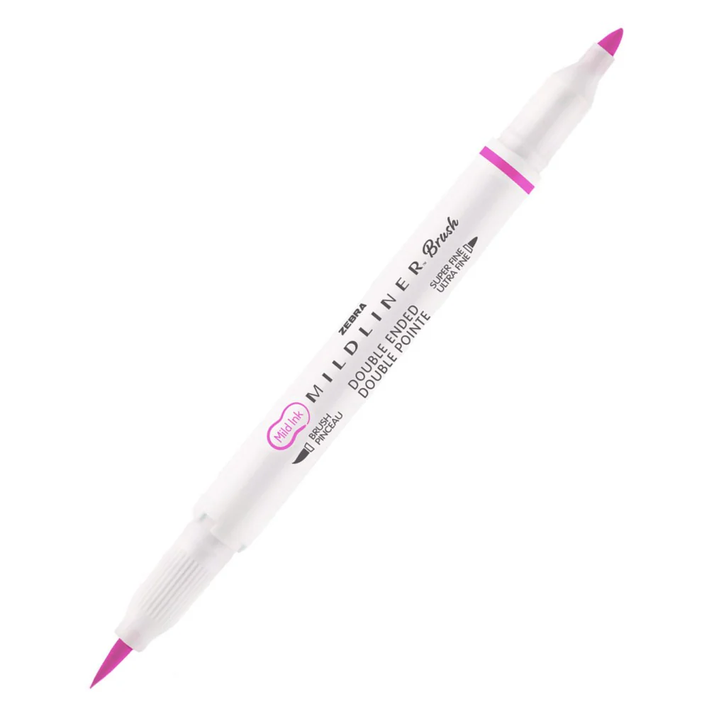 Brush Pen MILDLINER z podwójną końcówką Zebra - Image 4
