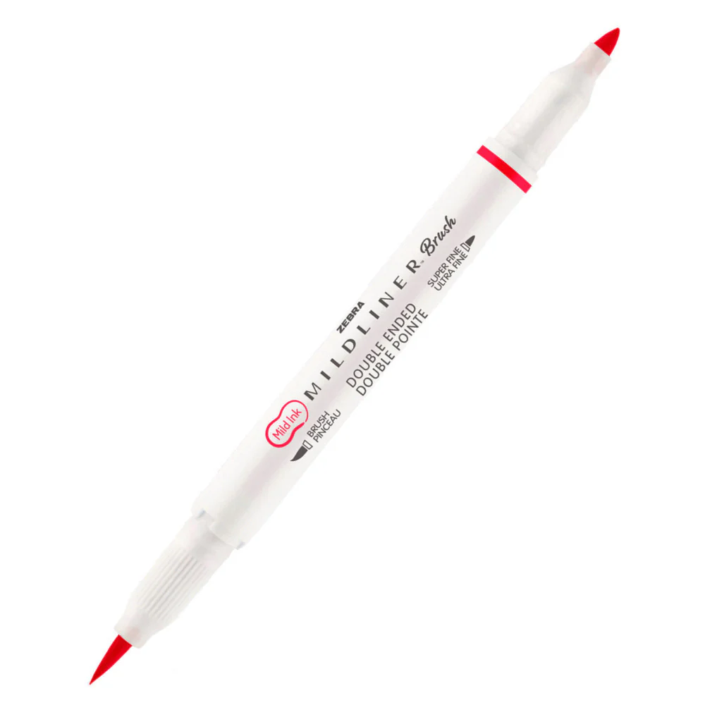 Brush Pen MILDLINER z podwójną końcówką Zebra - Image 8