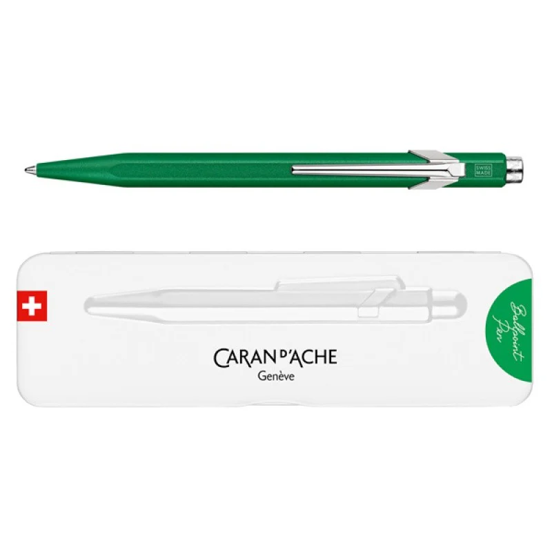 Długopis Caran D'Ache 849 | Colormat X | Zielony - Image 2