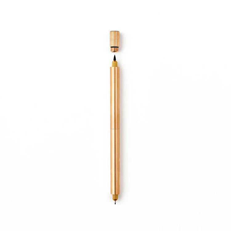 Dwustronny cienkopis z wymiennymi końcówkami Tom's Studio Lumos Pro Duo Tip | Bronze Edycja Limitowana - Image 2