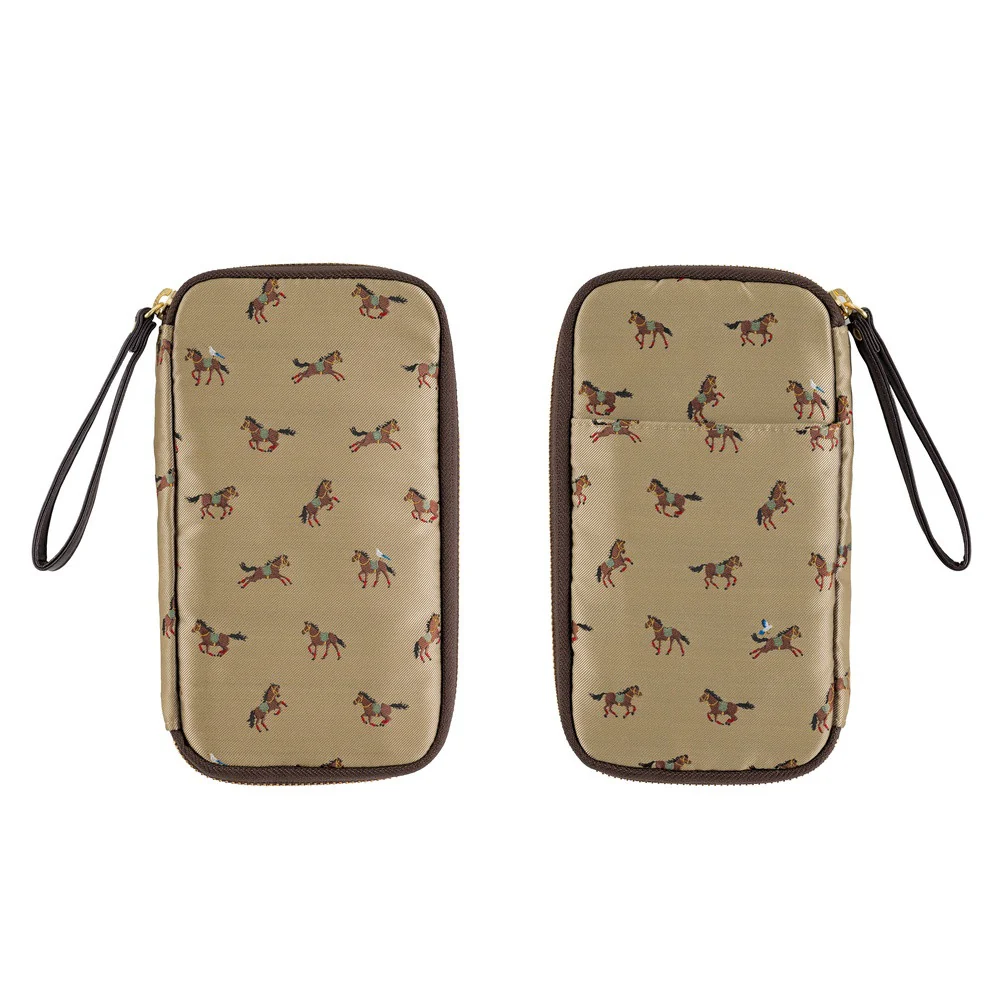 Etui Hobonichi Small Drawer Pouch | Bow & Tie: Galloping Horses - Image 2
