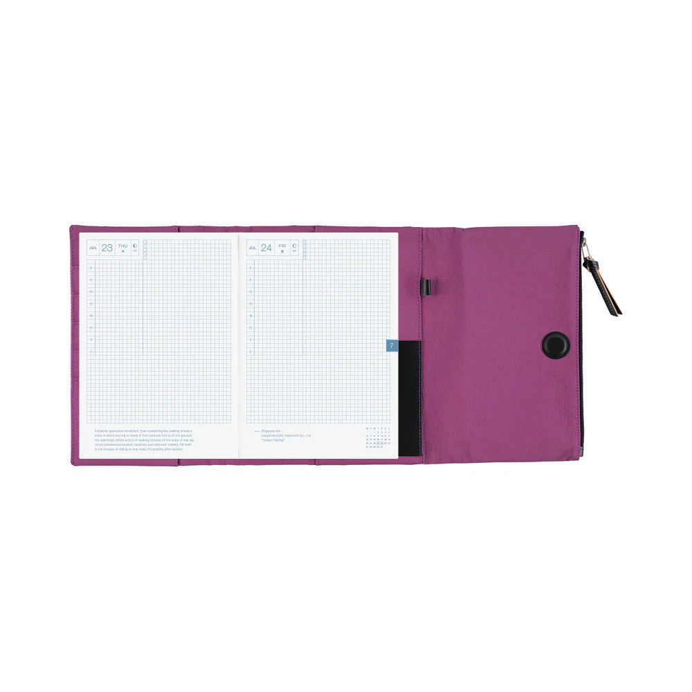 Etui Hobonichi Tragen A5 | Fioletowe - Image 11