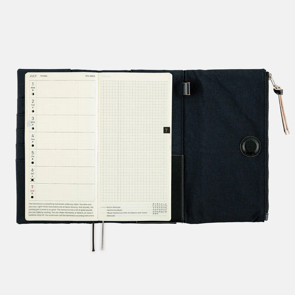 Etui Hobonichi Tragen Weeks | Czarny - Image 12
