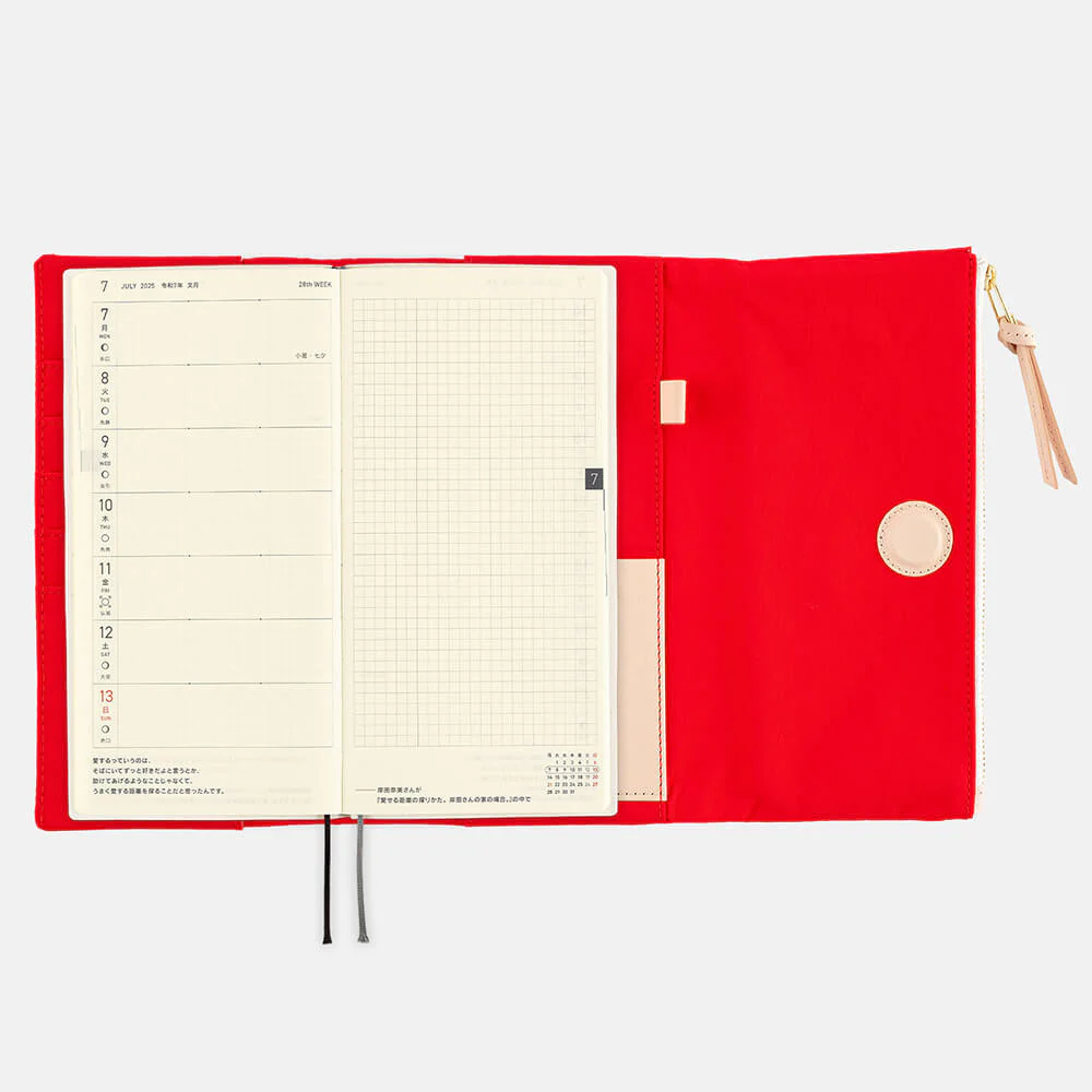 Etui Hobonichi Tragen Weeks | Czerwone - Image 11