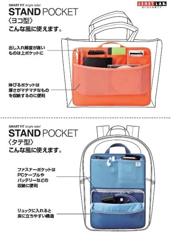 Etui Lihit Lab Smart Fit Stand Pocket A4 | Pionowy - Image 3