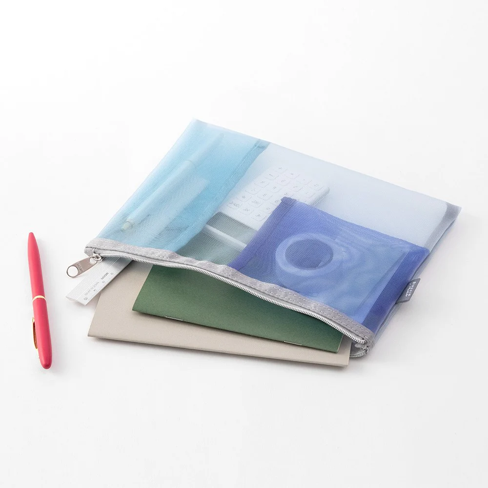 Etui Midori Pen & Tool Mesh | Niebieski - Image 3