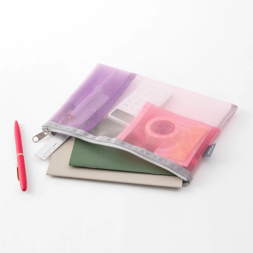 Etui Midori Pen & Tool Mesh | Różowy - Image 3