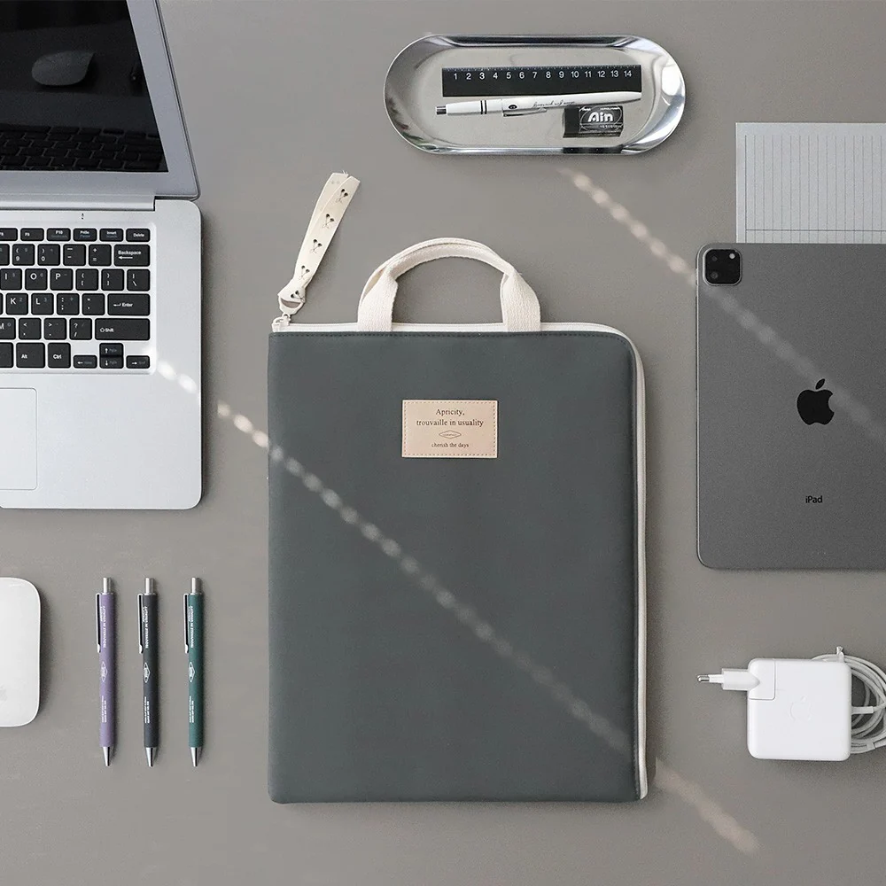 Etui na laptopa ICONIC Cottony A4 | Szary - Image 3