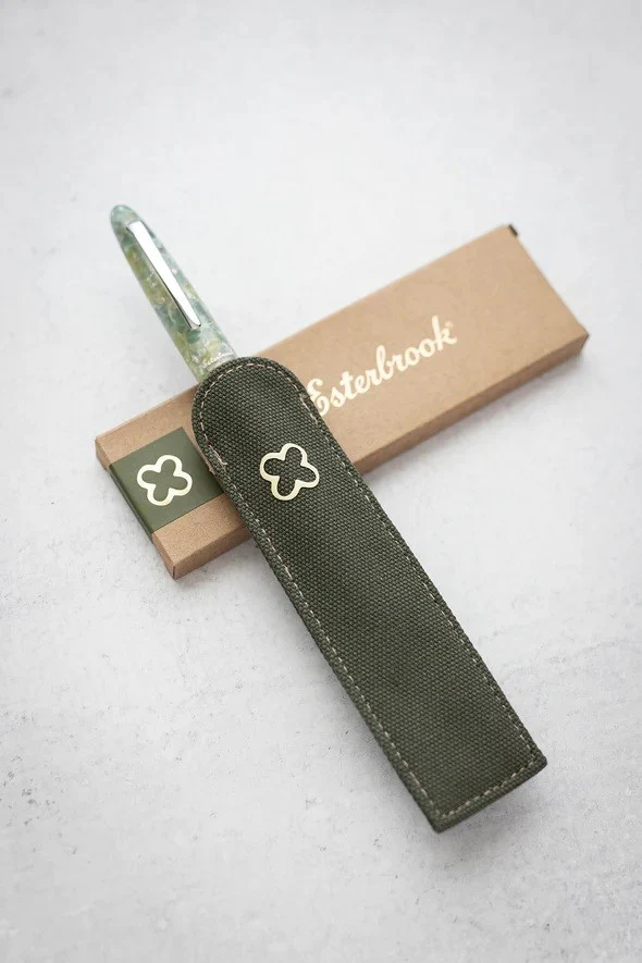 Etui na pióro Esterbrook Canvas | Zielone - Image 3