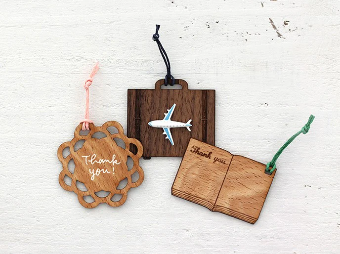 Etykietki prezentowe Midori PCM Wood Tag Card Książka - Image 3