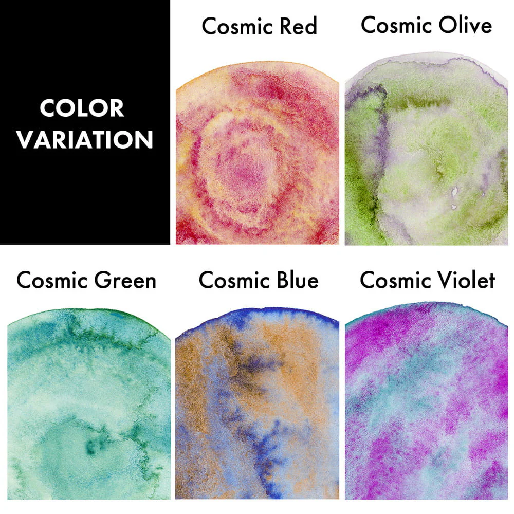 Farby akwarelowe Kuretake Gansai Tambi Granulating Colors 5 sztuk | 2 - Image 3