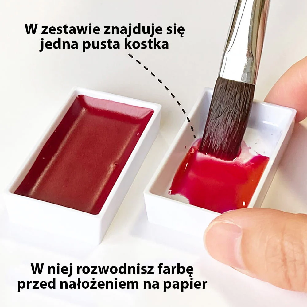 Farby akwarelowe Kuretake Gansai Tambi Granulating Colors 5 sztuk | 2 - Image 4